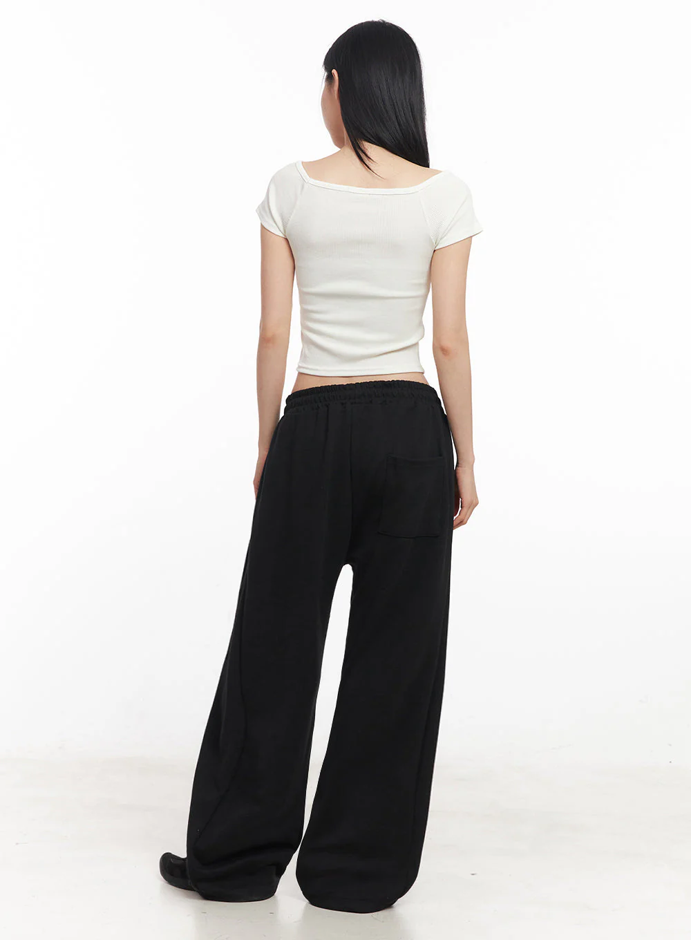 Boatneck Cropped Tee IY516 - Image 13