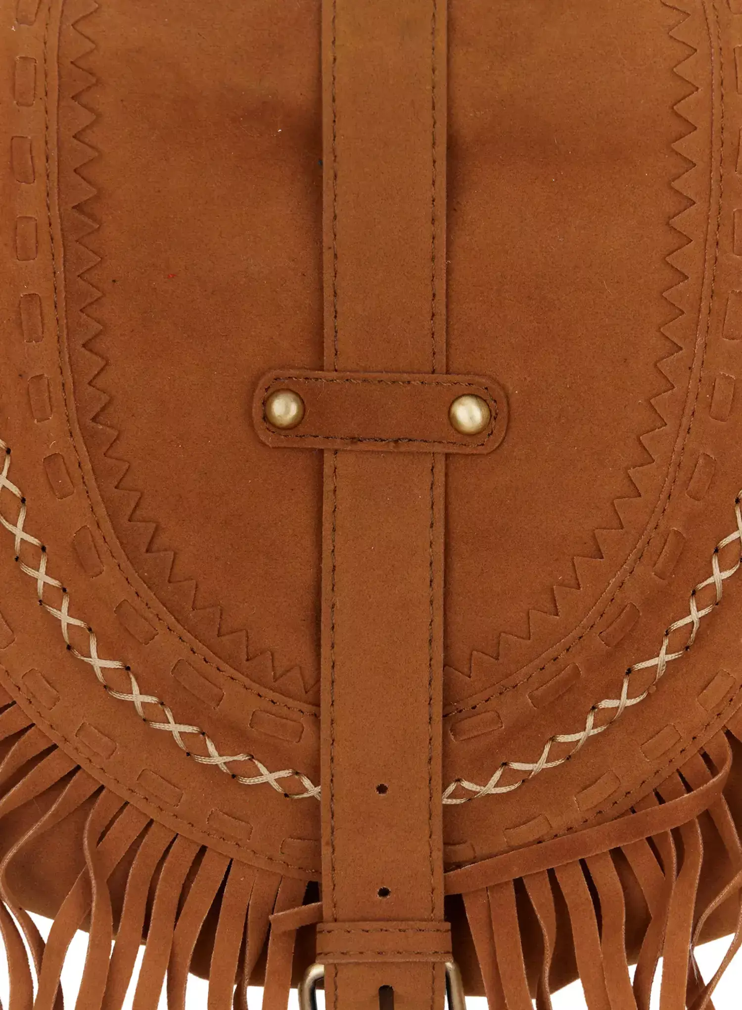 Bohemian Suede Fringe Shoulder Bag IM530 - Image 8