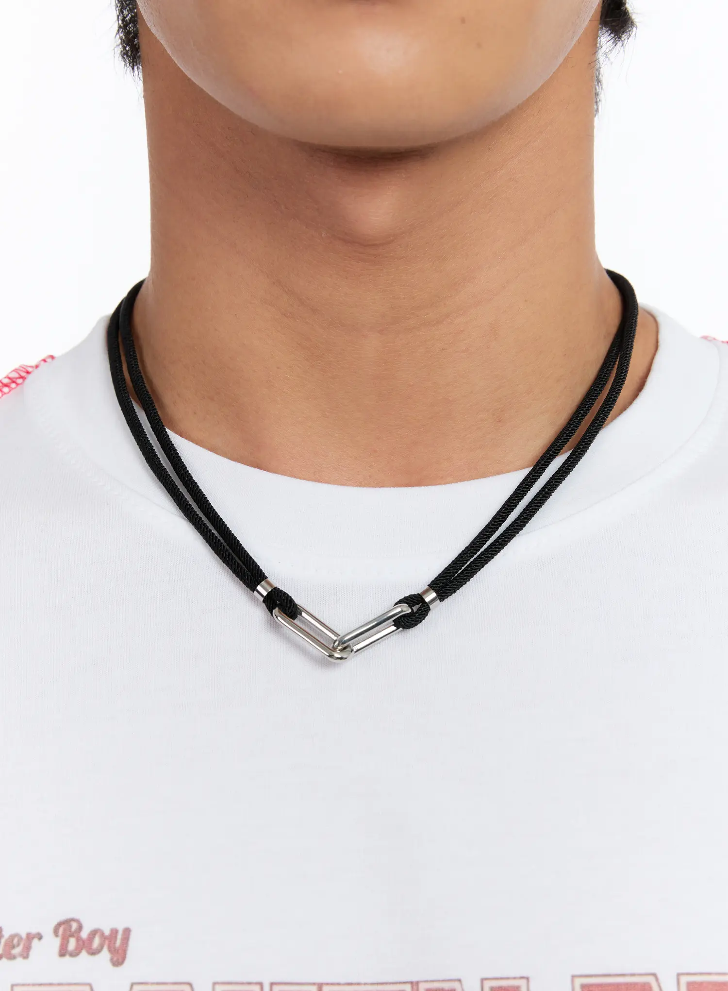 Bold Link Statement Chain Necklace IN528