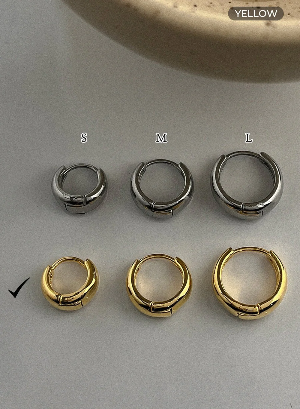Bold Ring Earrings IL415 - Image 5