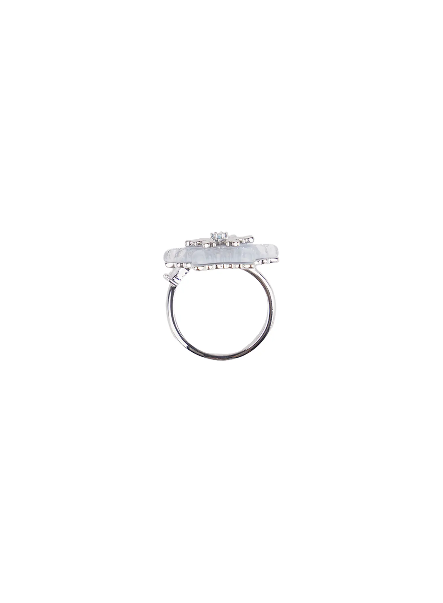 Bold Snowflake Cubic Ring CF525 - Image 6