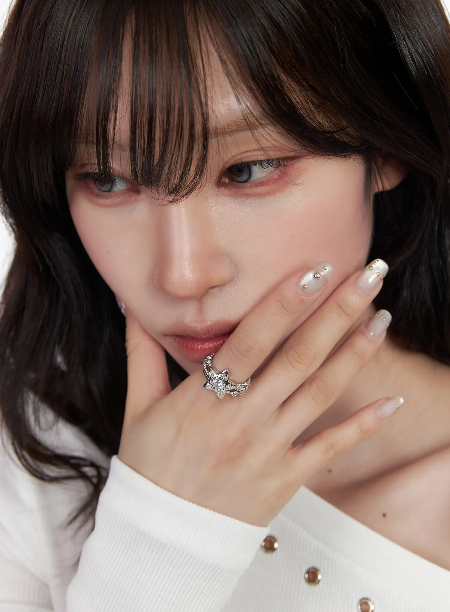 Bold Star Adjustable Ring CF525 - Image 3