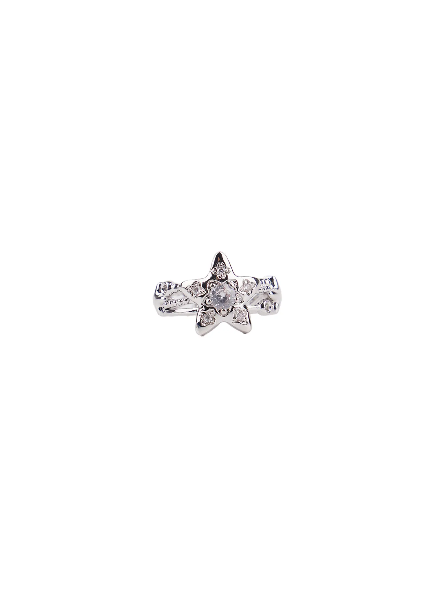 Bold Star Adjustable Ring CF525 - Image 4