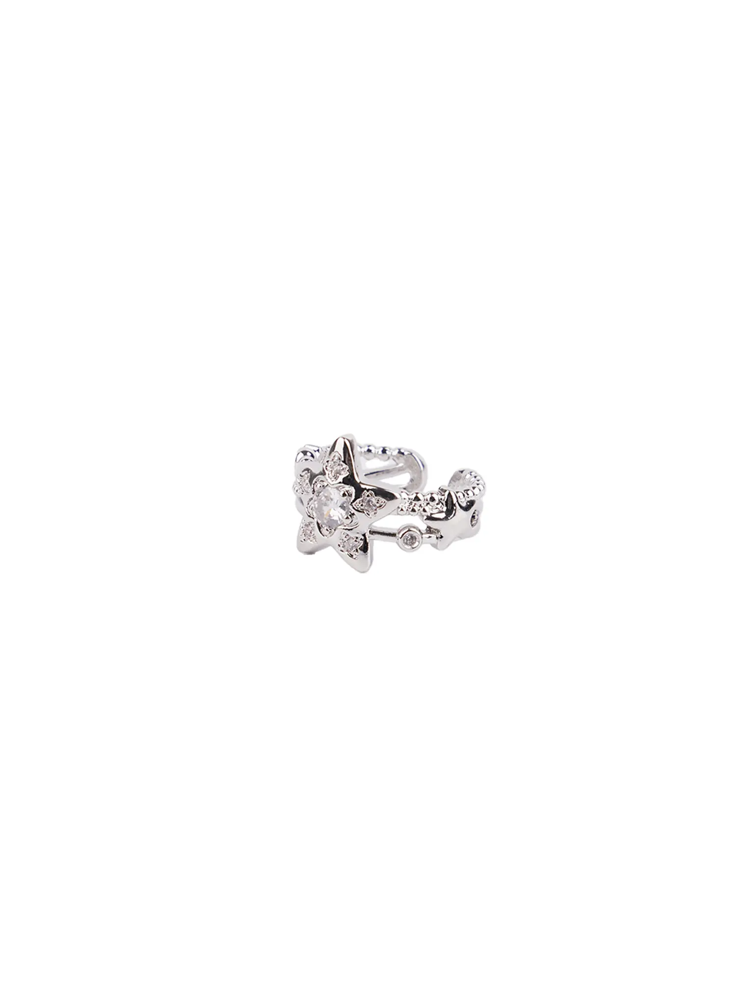 Bold Star Adjustable Ring CF525 - Image 6