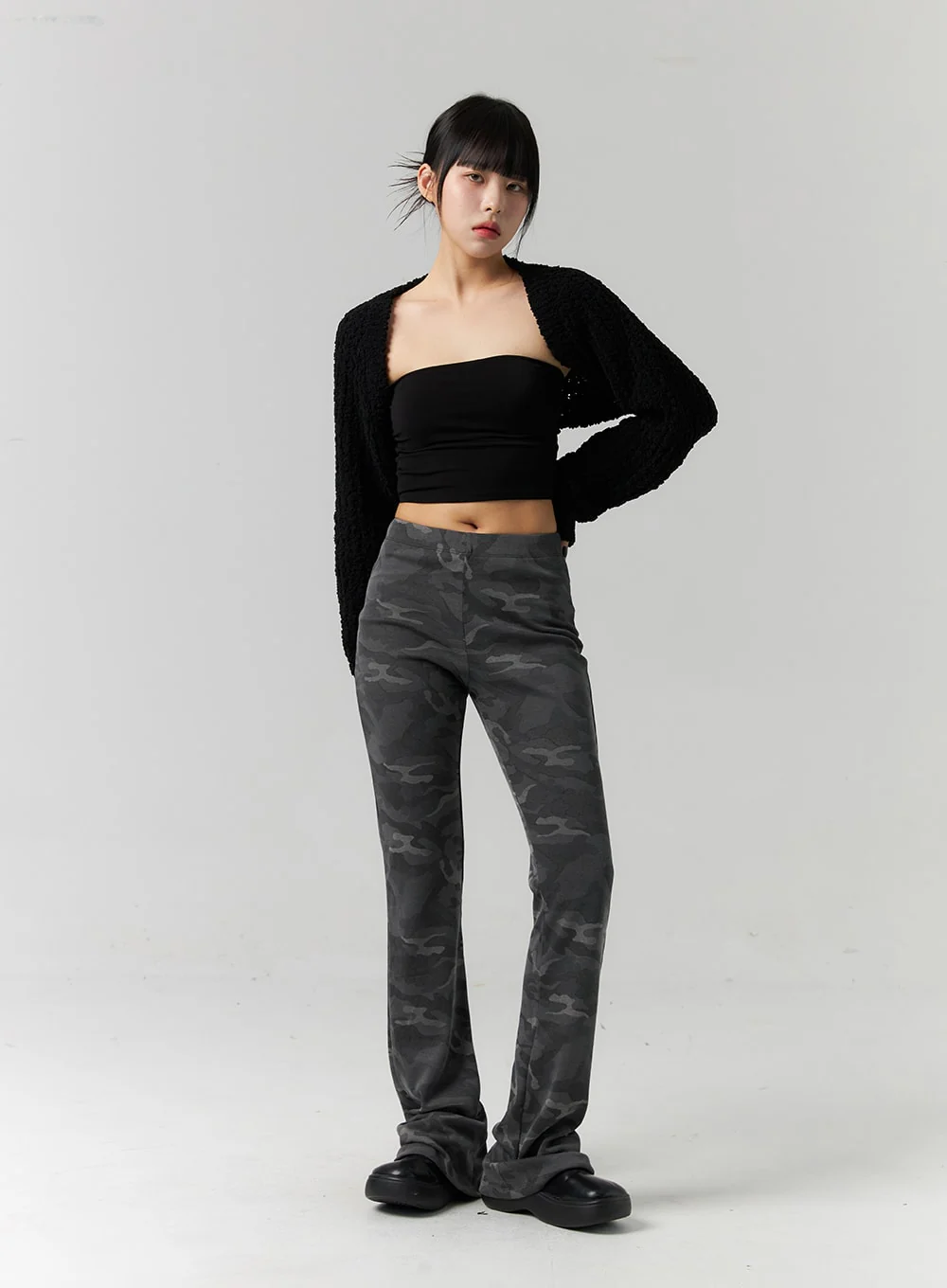 Bootcut Camo Slim Pants CS318 - Image 11