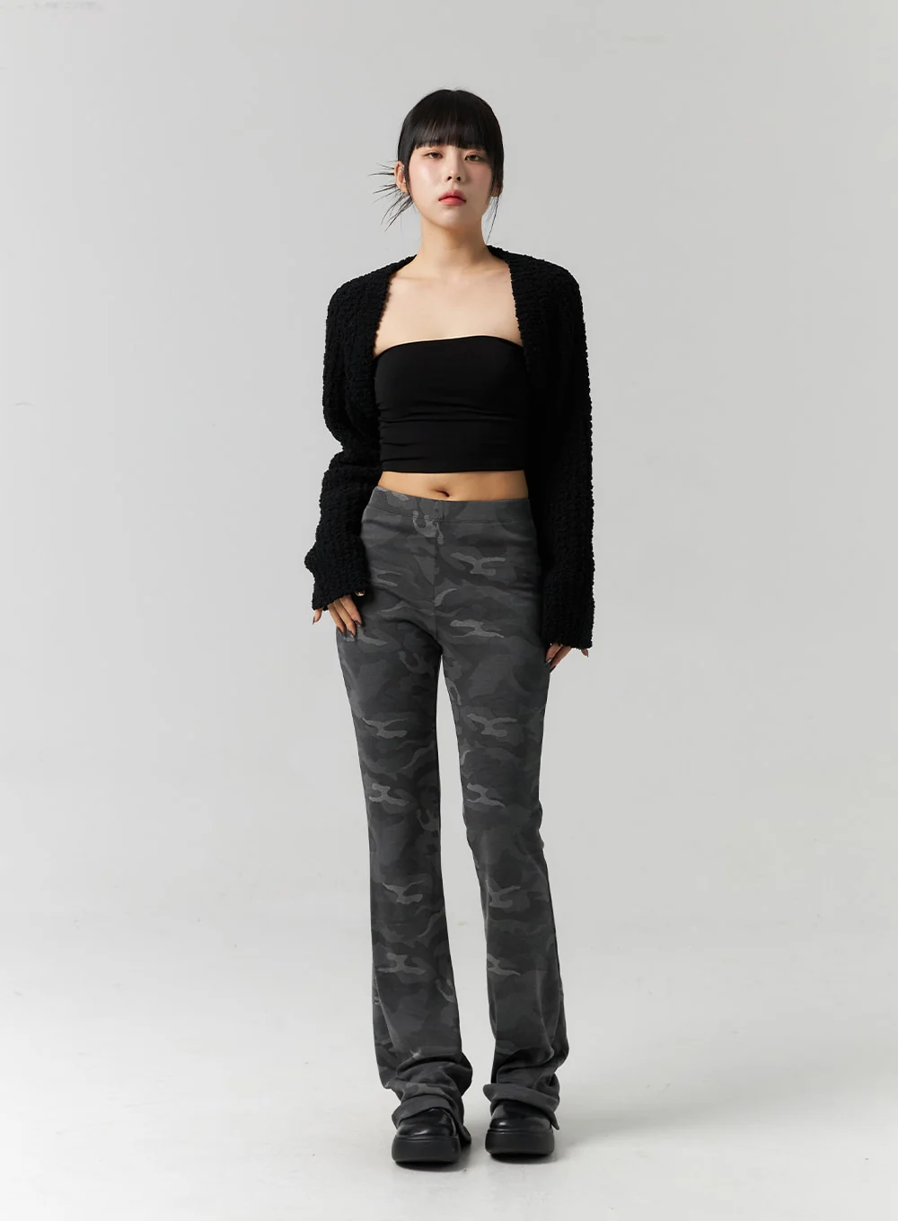 Bootcut Camo Slim Pants CS318 - Image 3