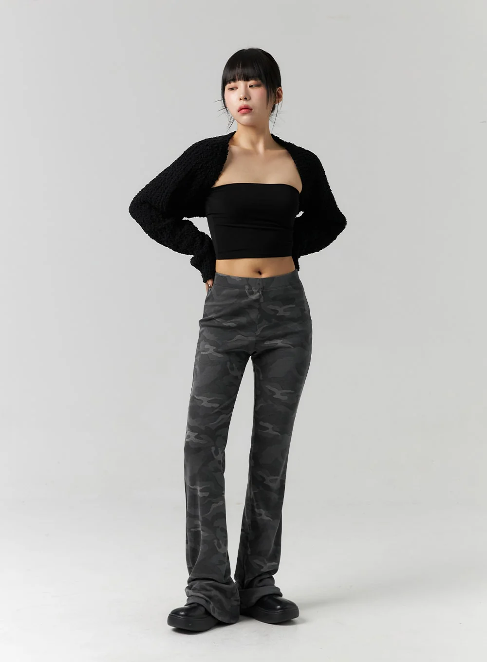 Bootcut Camo Slim Pants CS318 - Image 7