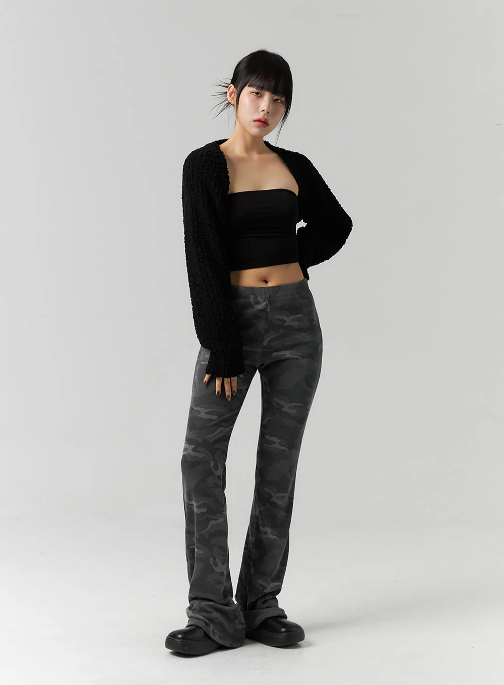 Bootcut Camo Slim Pants CS318 - Image 8