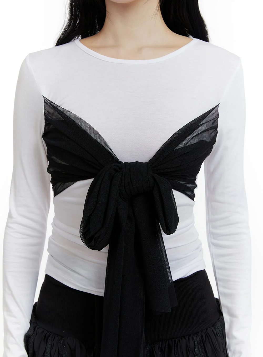 Bow Slim Fit Top CM429 - Image 3