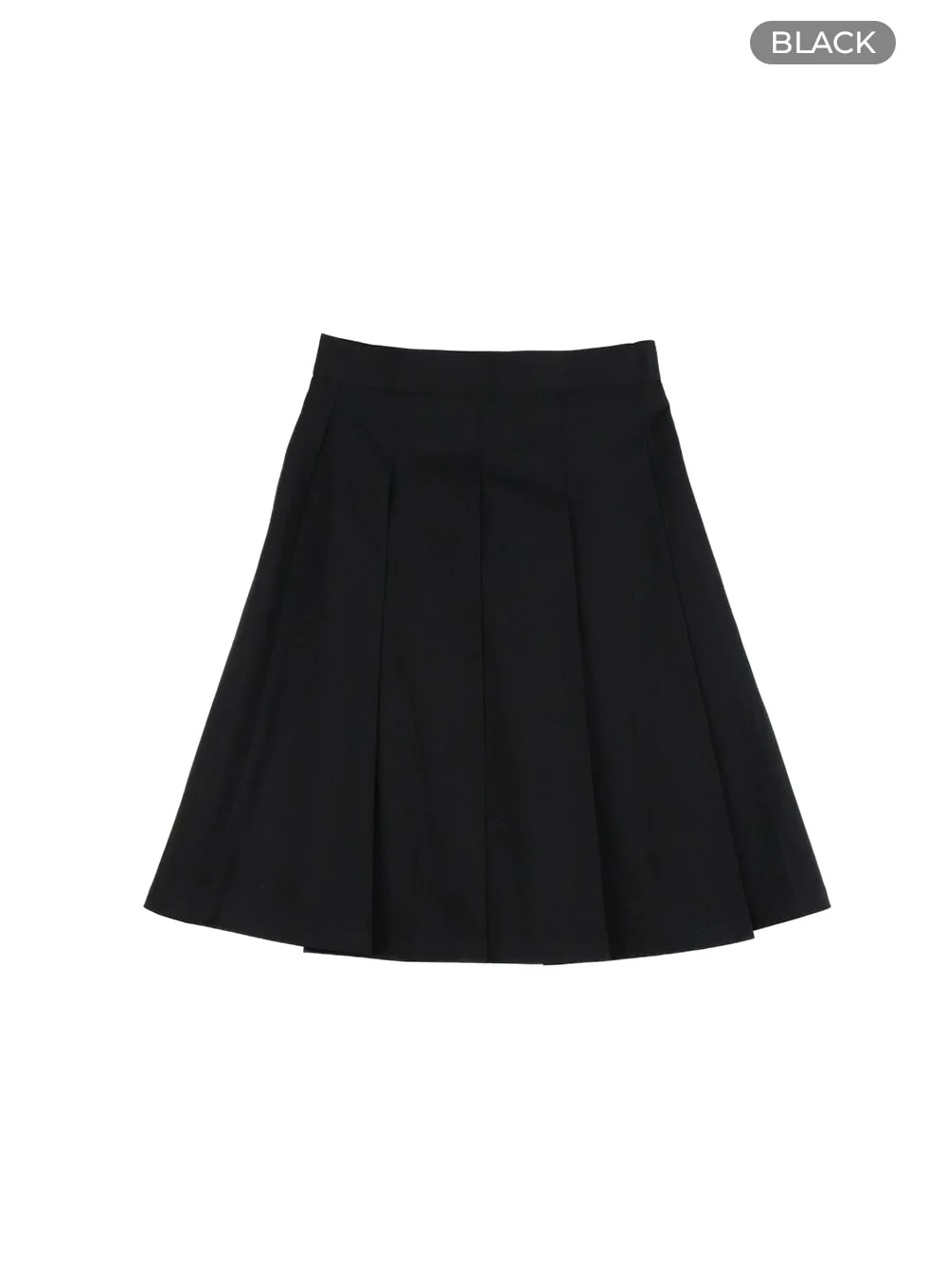 Box Pleated Midi Skirt CA404 - Image 8