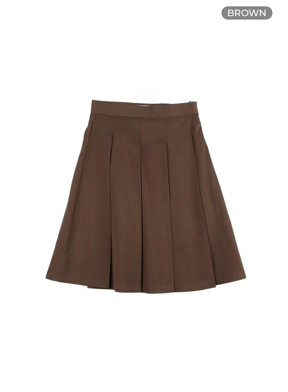 Box Pleated Midi Skirt CA404 - Image 9