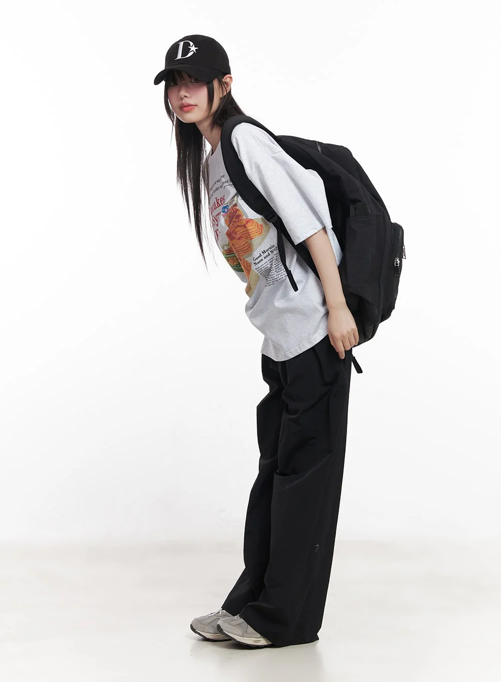 Breakfast Mood Oversized Tee CY521 - Image 10