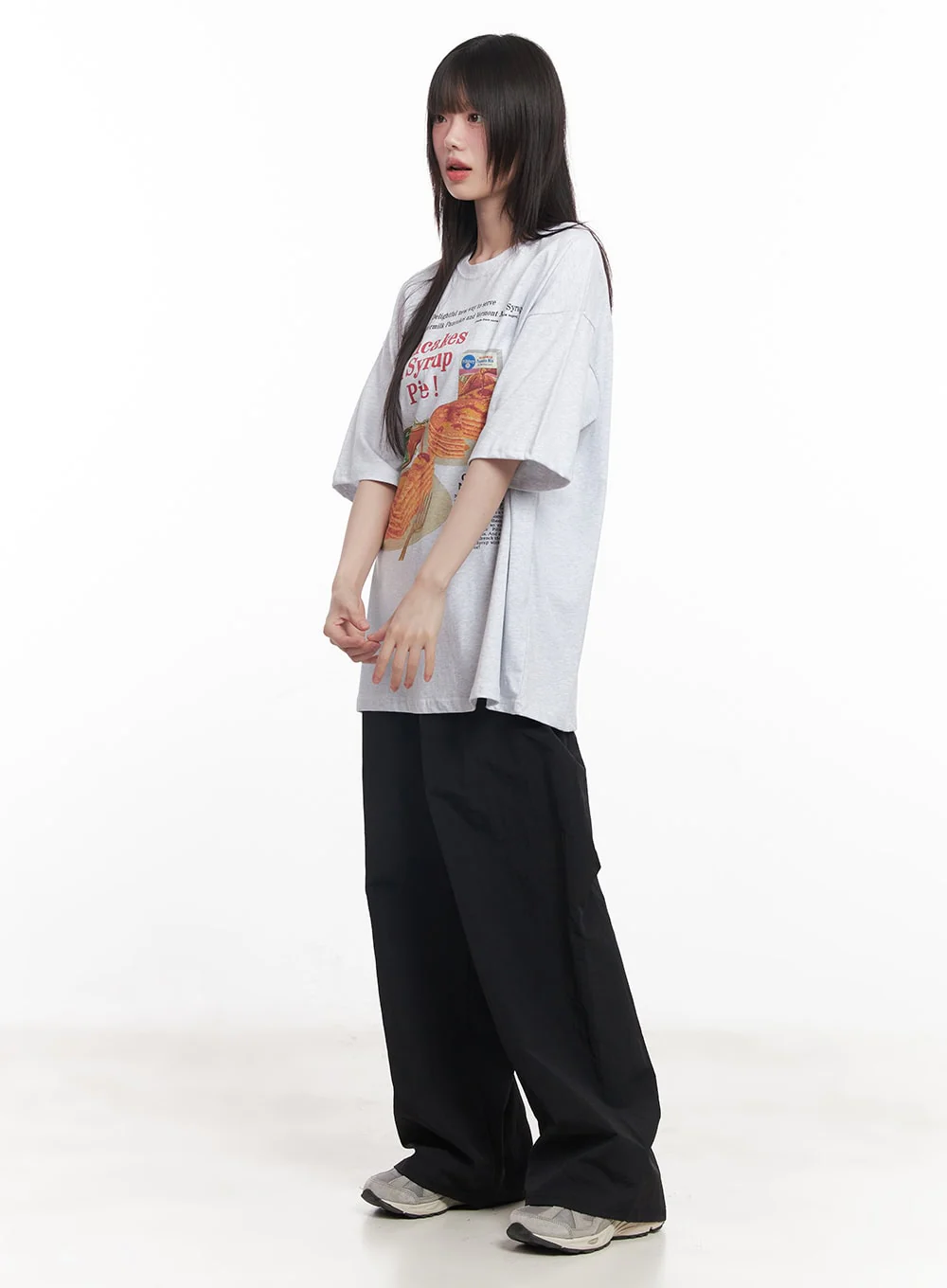 Breakfast Mood Oversized Tee CY521 - Image 4