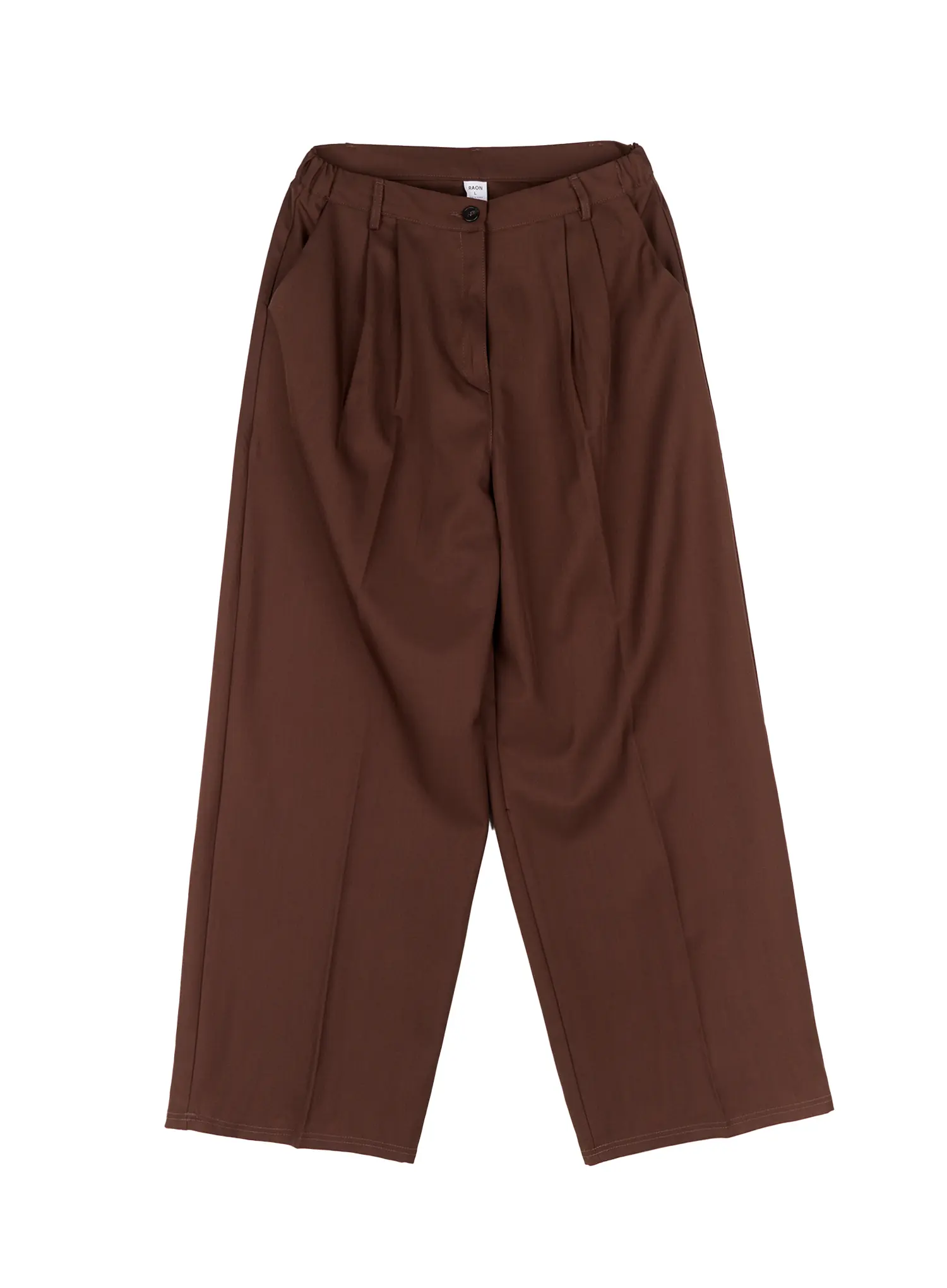 Brown Pleated Slacks IJ505 - Image 15