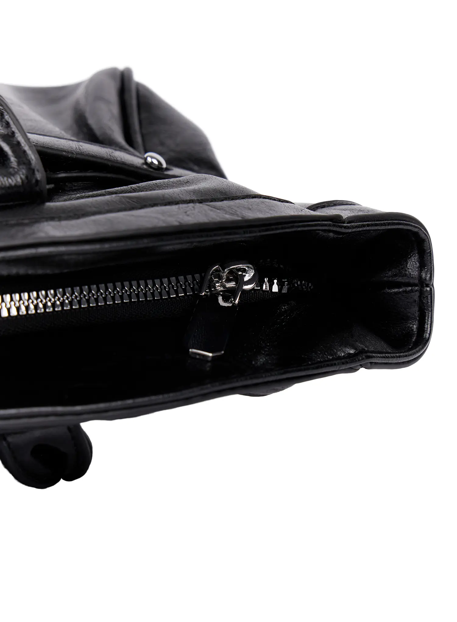 Buckle Accent Faux Leather Shoulder Bag CM526 - Image 6