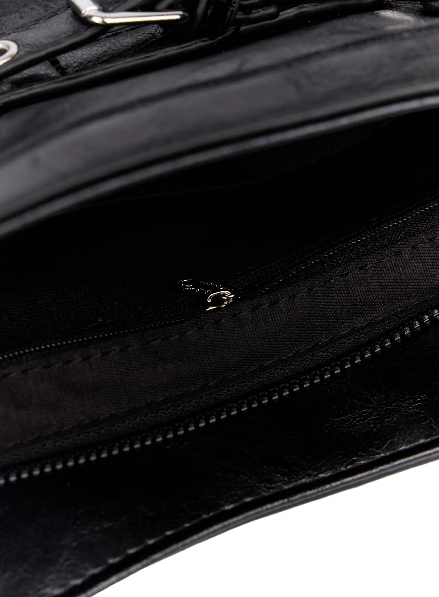 Buckle Accent Faux Leather Shoulder Bag CM526 - Image 7