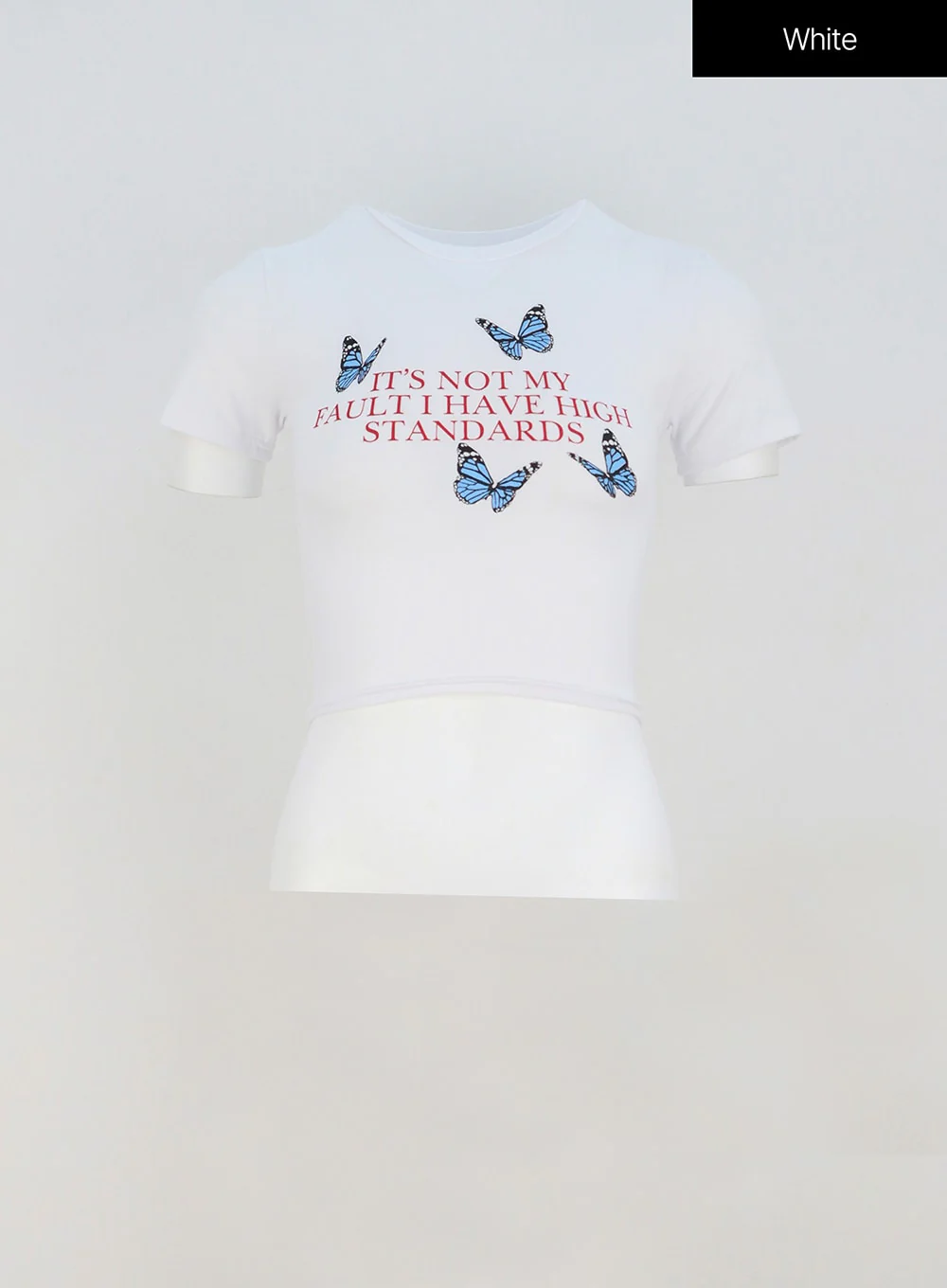 Butterfly Cropped Tee OY318 - Image 11