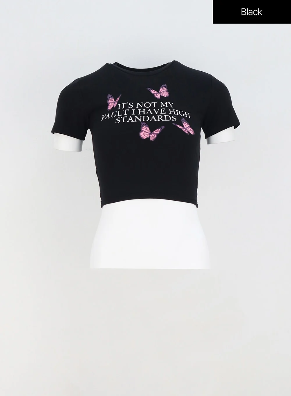 Butterfly Cropped Tee OY318 - Image 13