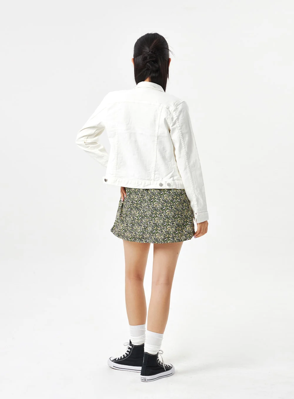 Button Cotton Jacket CA314 - Image 11