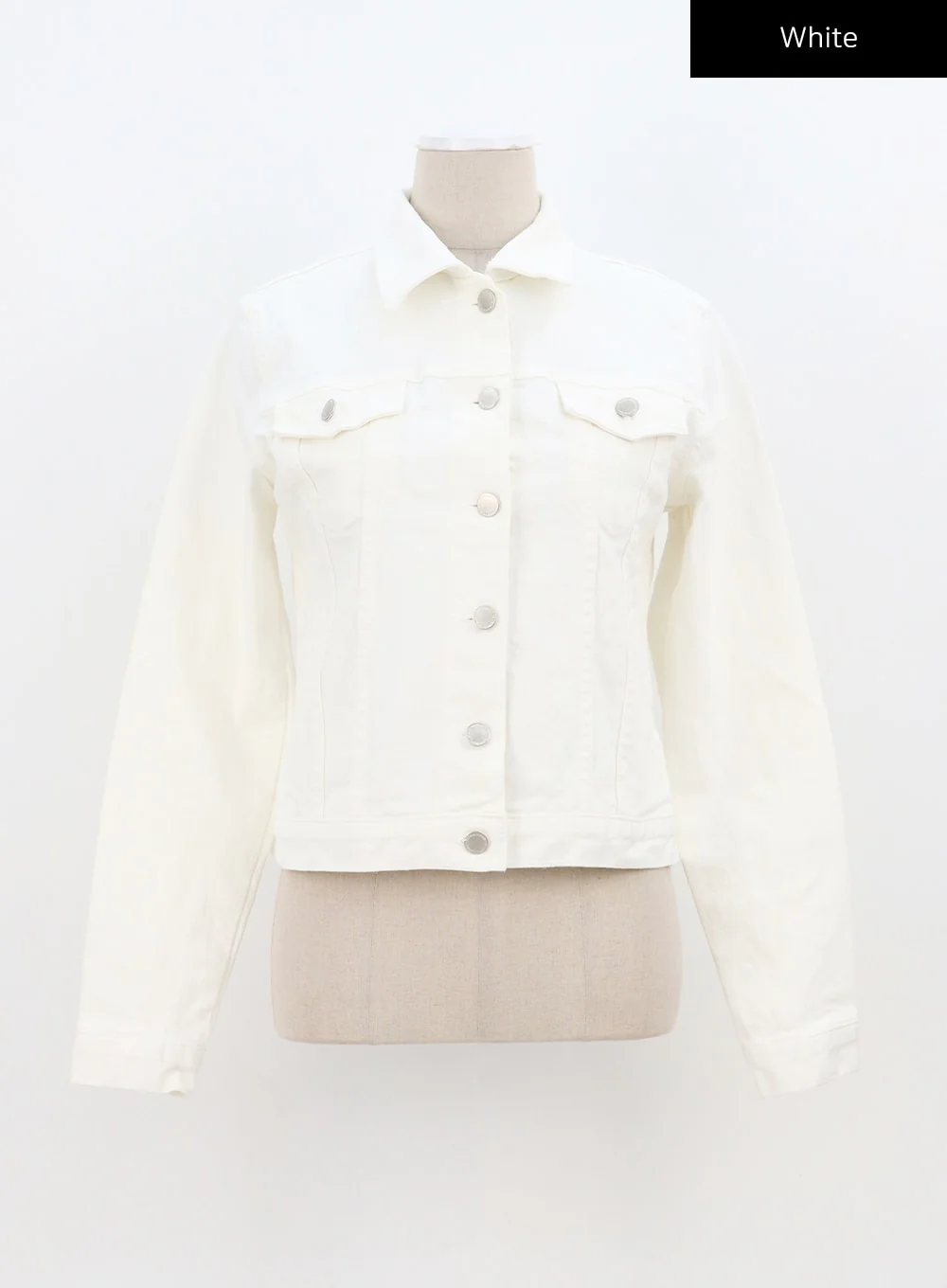 Button Cotton Jacket CA314 - Image 13