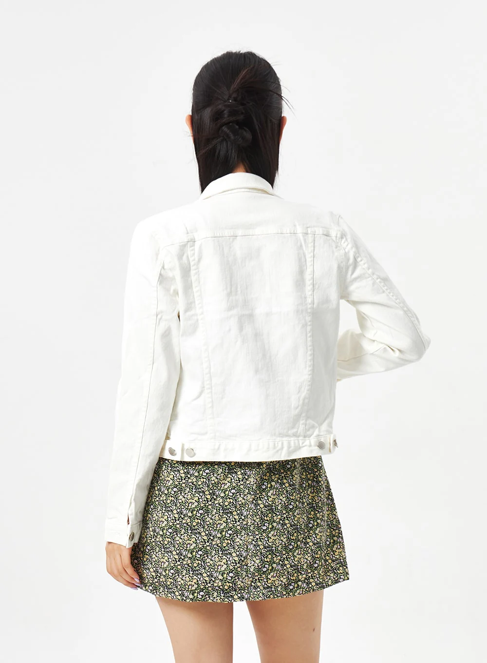 Button Cotton Jacket CA314 - Image 5