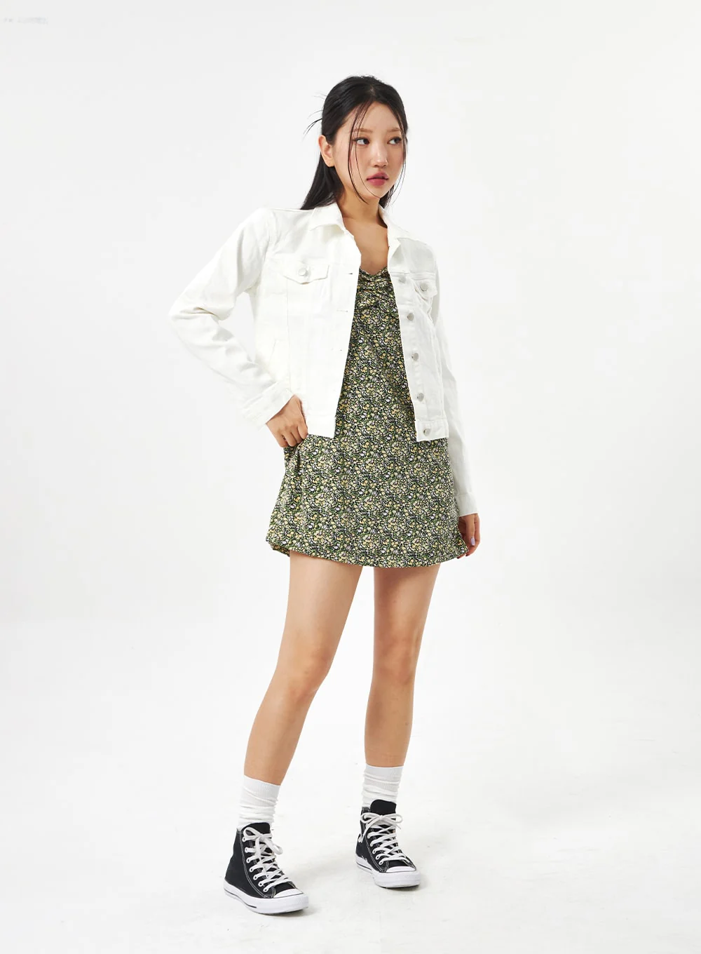 Button Cotton Jacket CA314 - Image 6