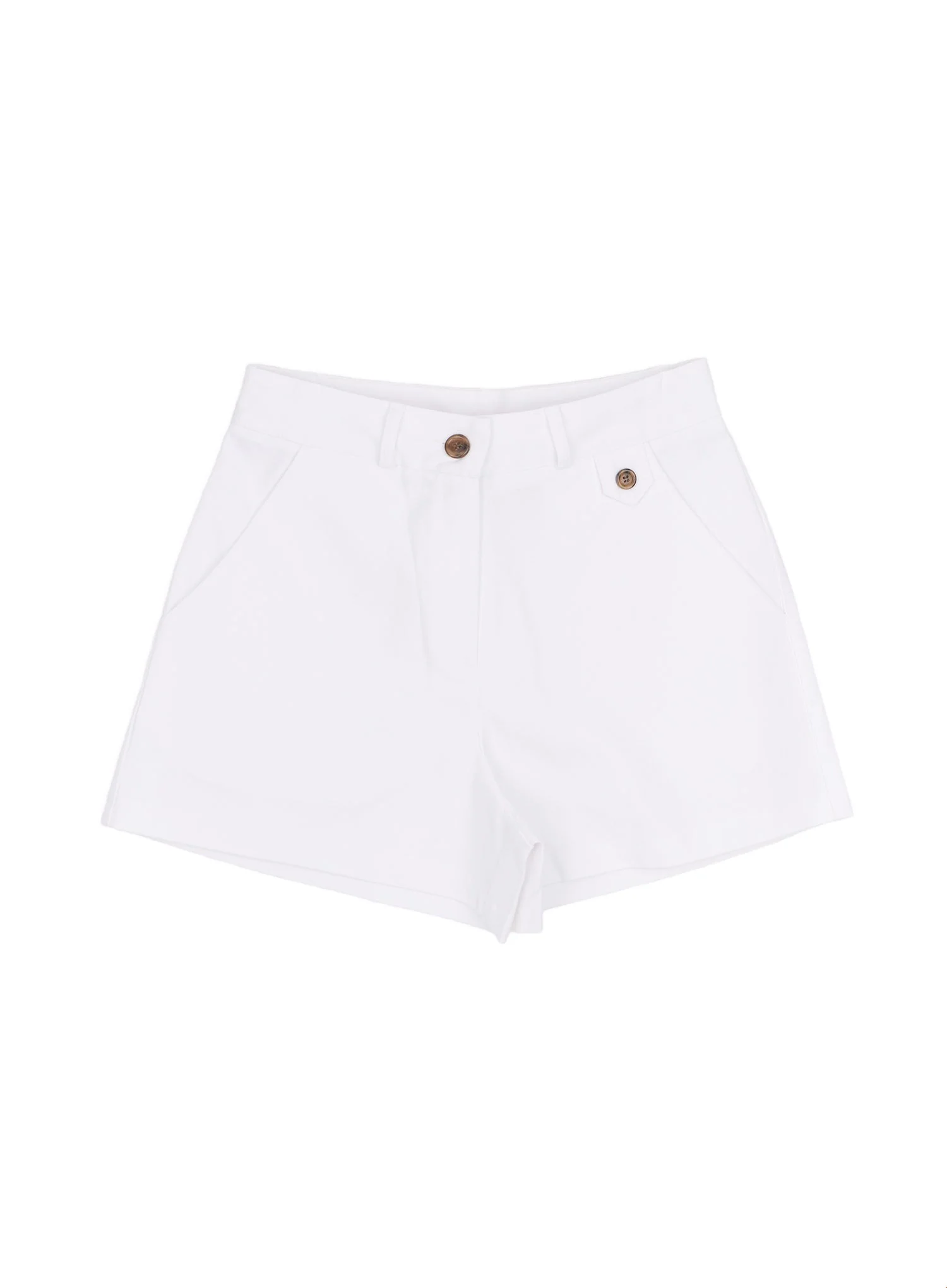 Button Detail Cotton Shorts IM524 - Image 12