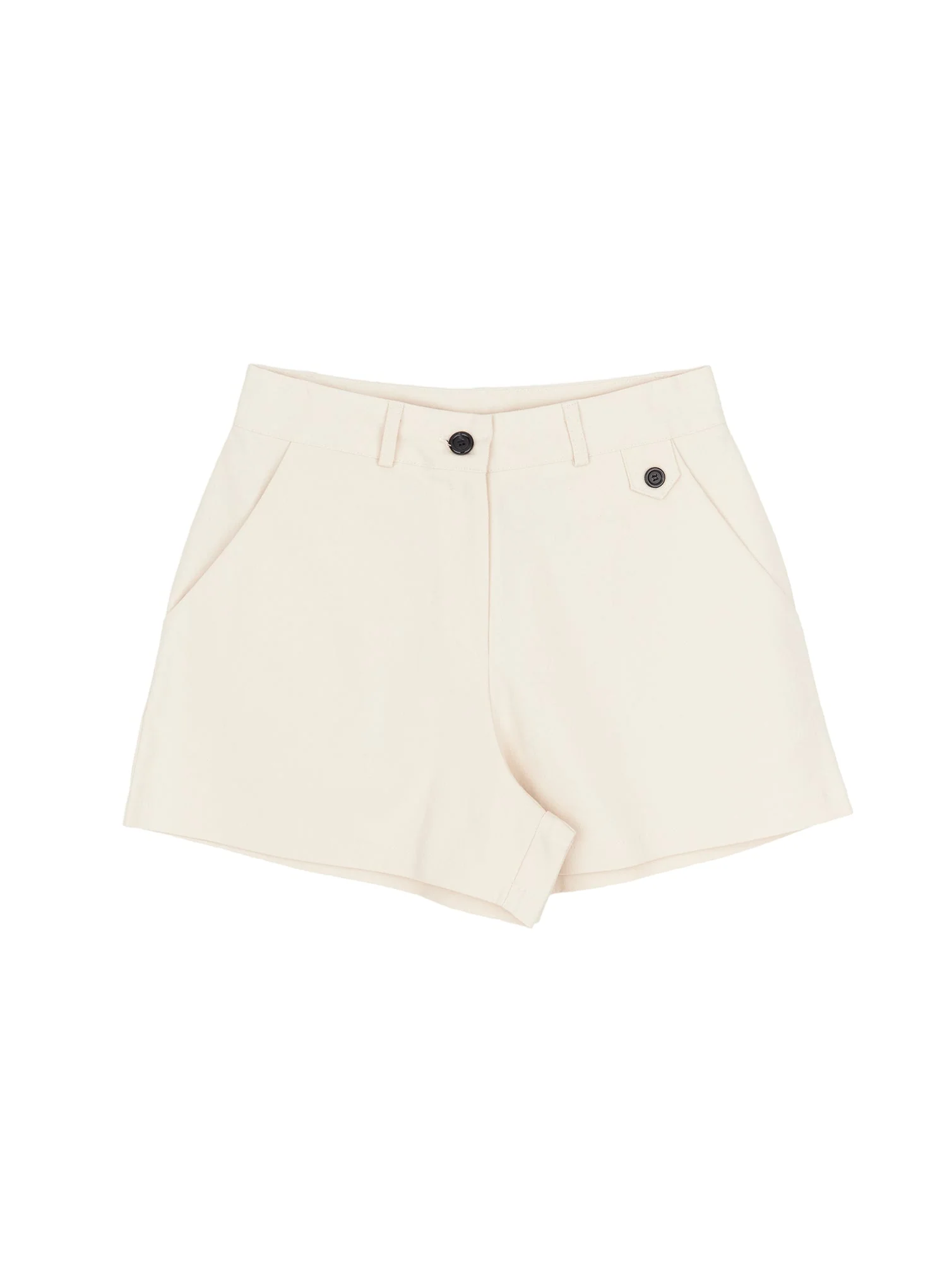 Button Detail Cotton Shorts IM524 - Image 13