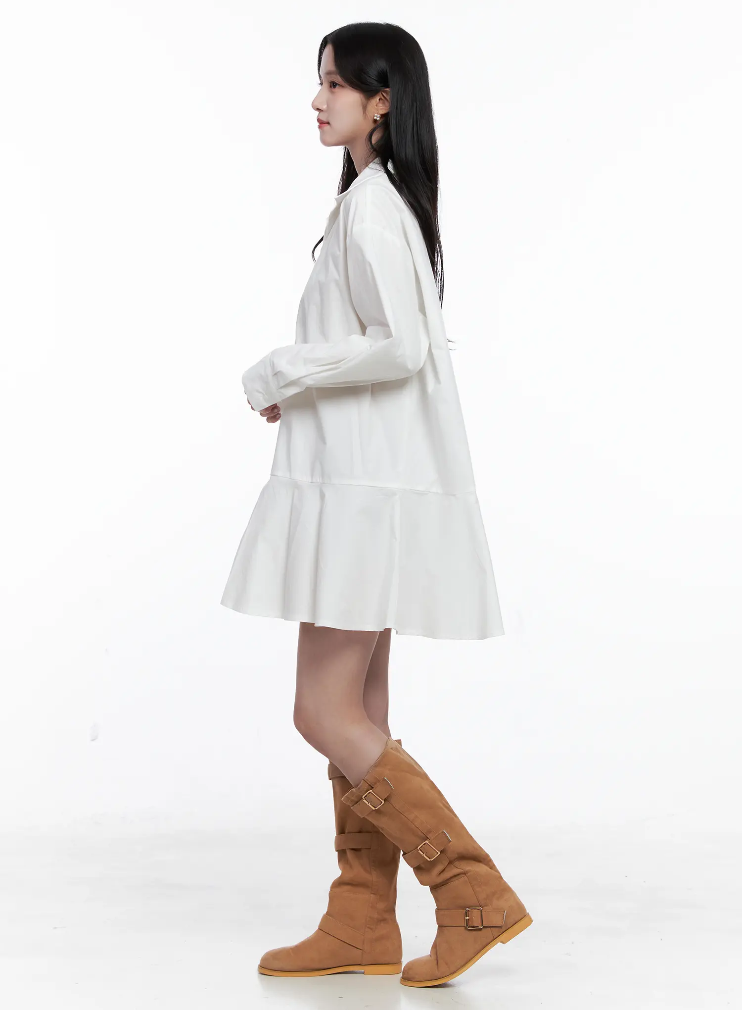 Button-Up Midi Dress CS519 - Image 7