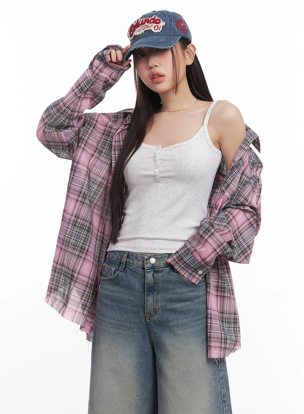 Buttoned Cami Top CM528 - Image 8