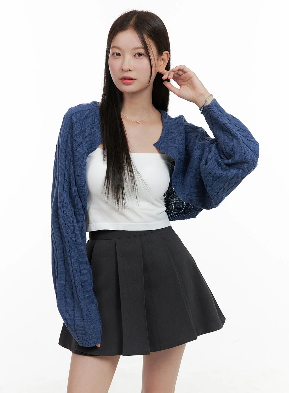 Cable Knit Bolero OG419 - Image 5