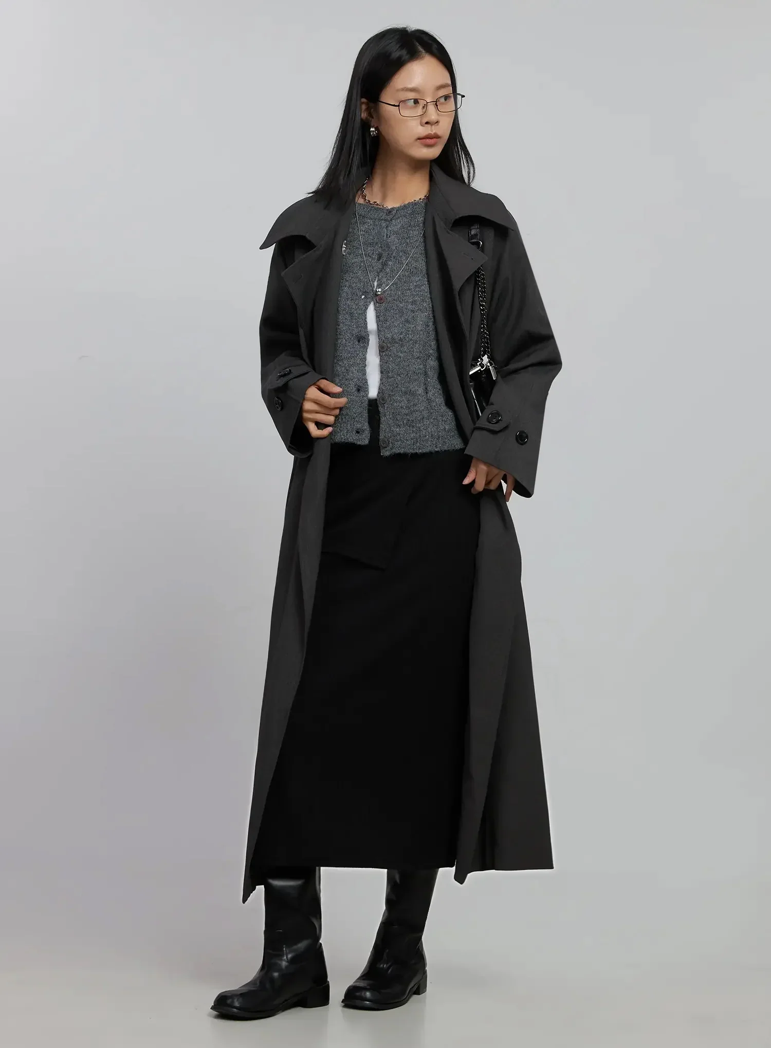 Cable Knit Cardigan ID516 - Image 13