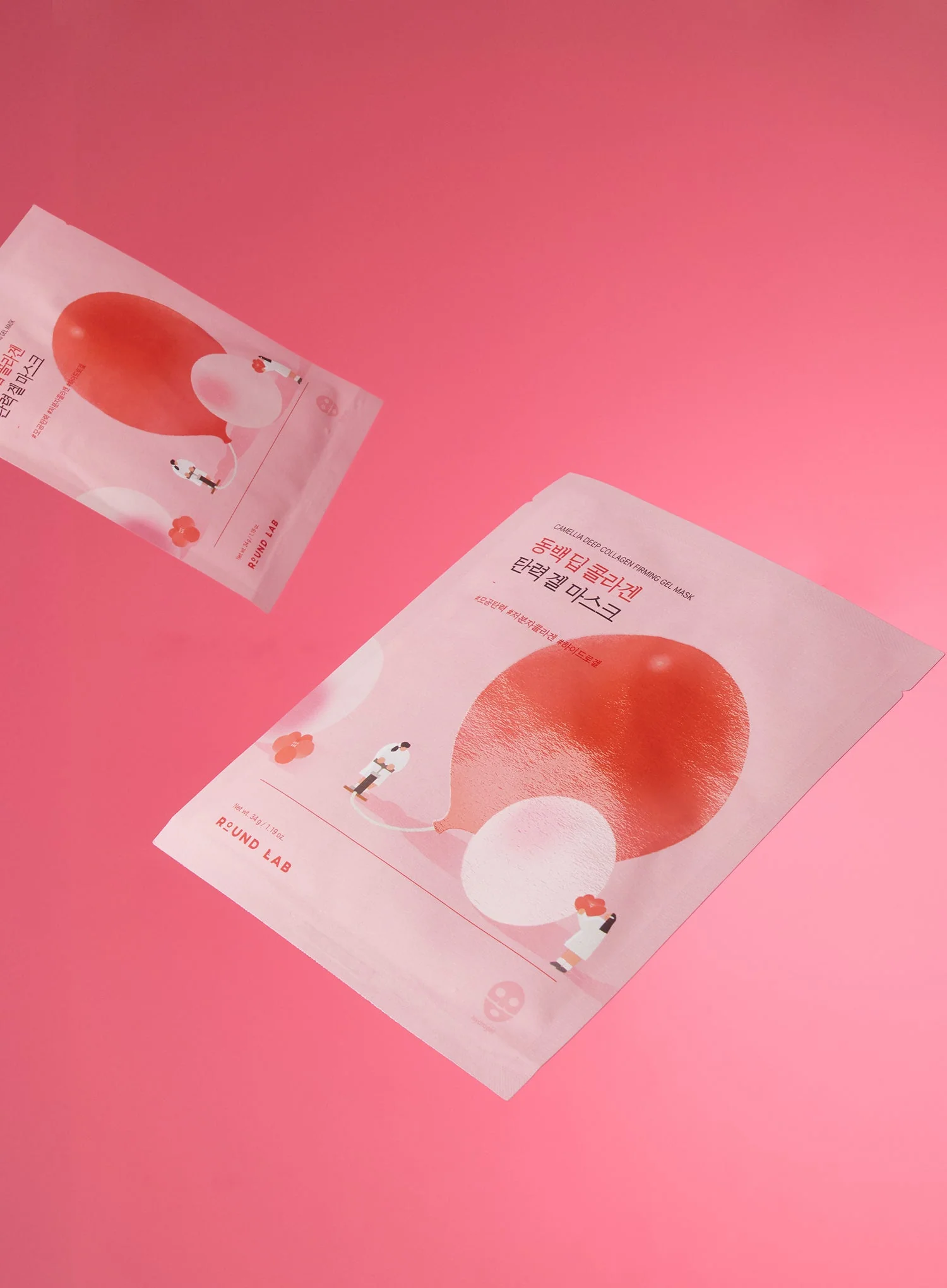 Camellia Deep Collagen Firming Gel Mask Set (34g*4ea) - Image 2