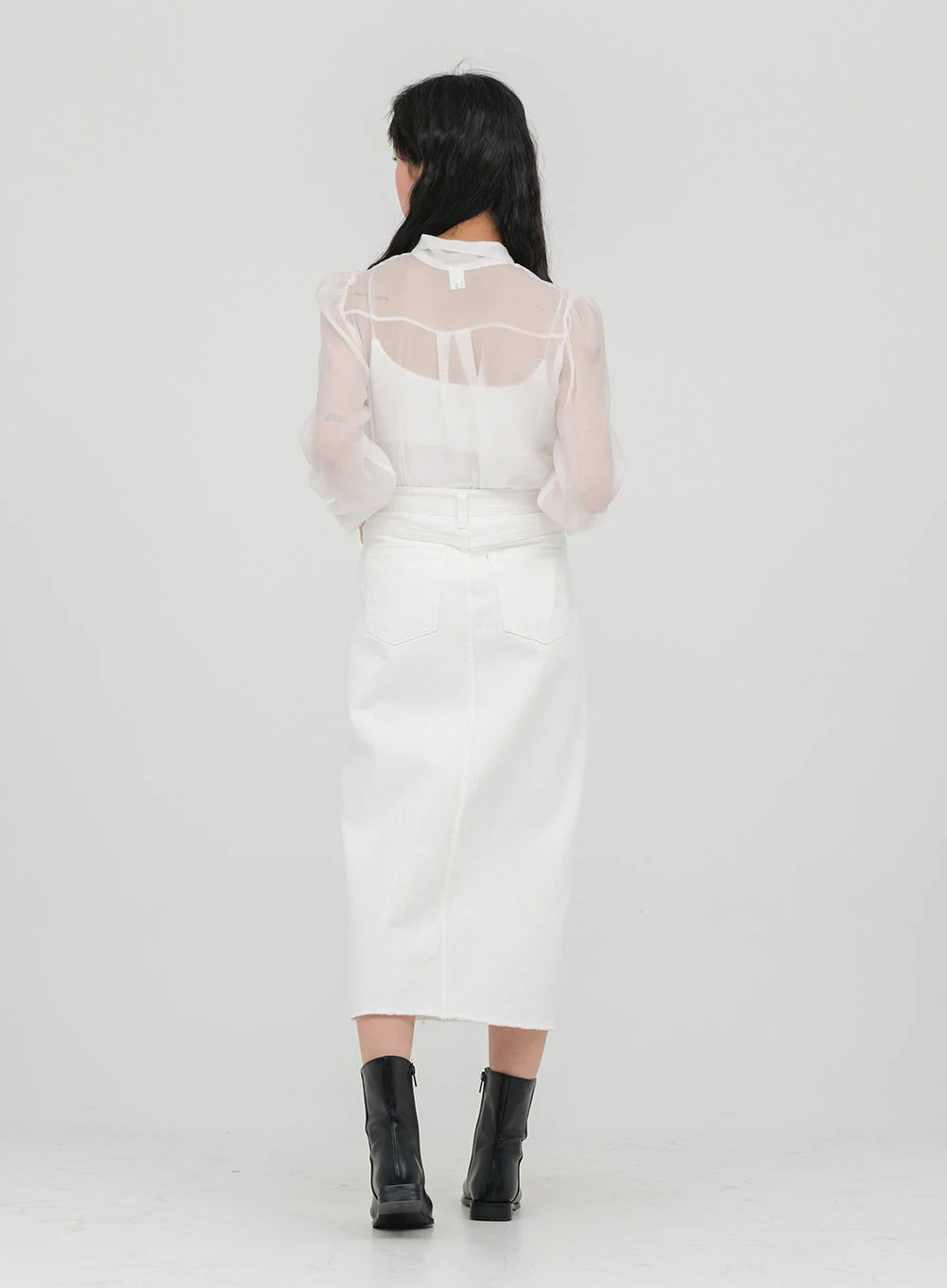 Cami with Padded Bra Attached K0302 - Image 5