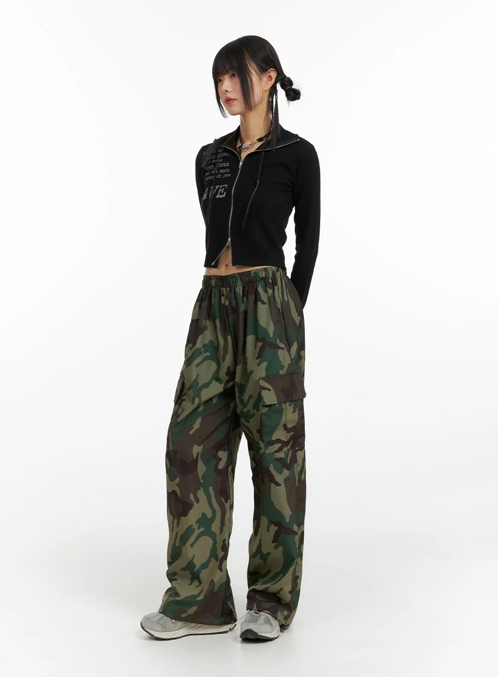 Camo Cargo Baggy Pants (UNISEX) CF423 - Image 4