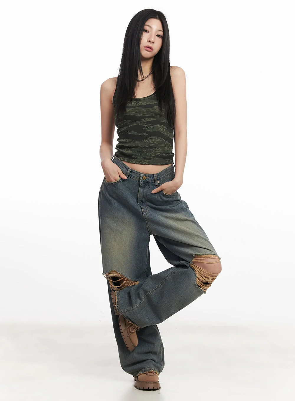 Camo Chic Tank Top CA514 - Image 3