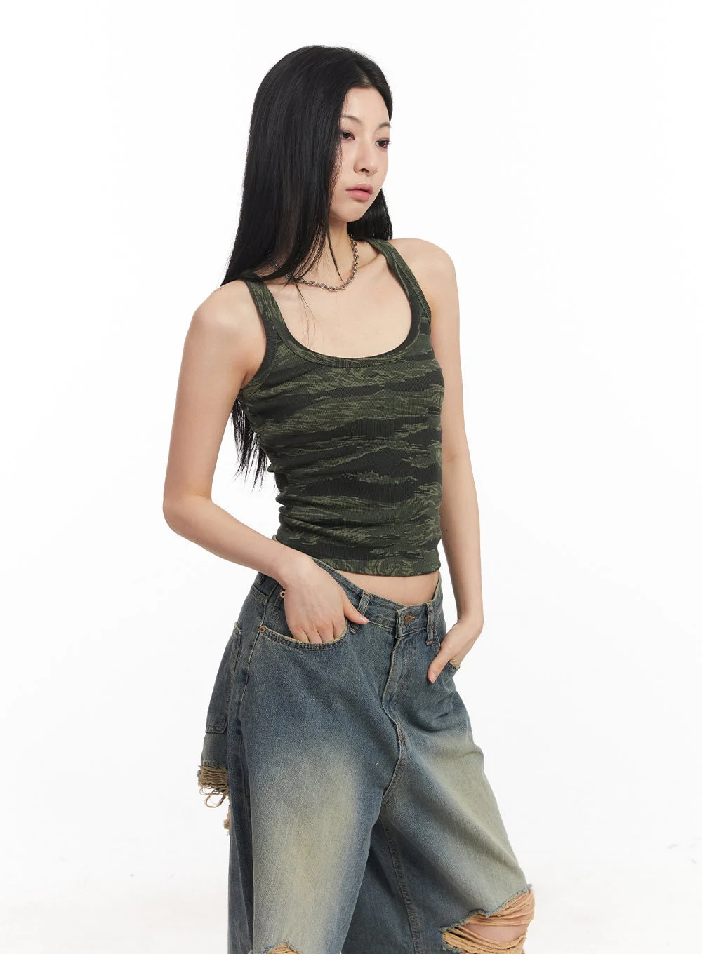 Camo Chic Tank Top CA514 - Image 5