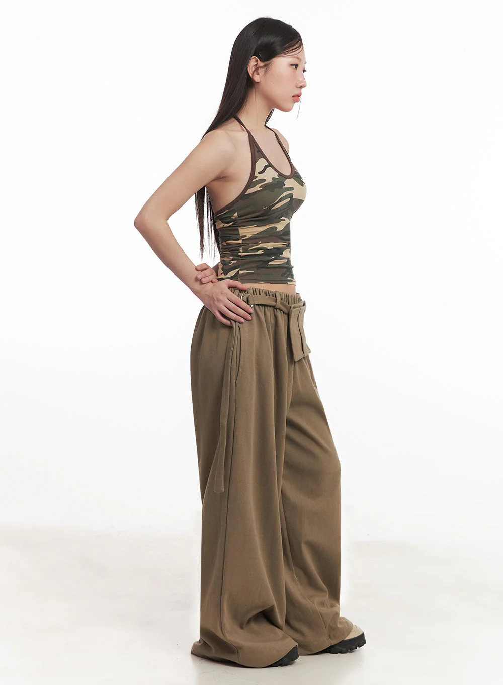 Camo Halter-Neck Cami Top IM528 - Image 12