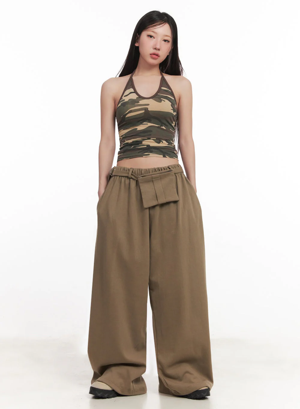 Camo Halter-Neck Cami Top IM528 - Image 16