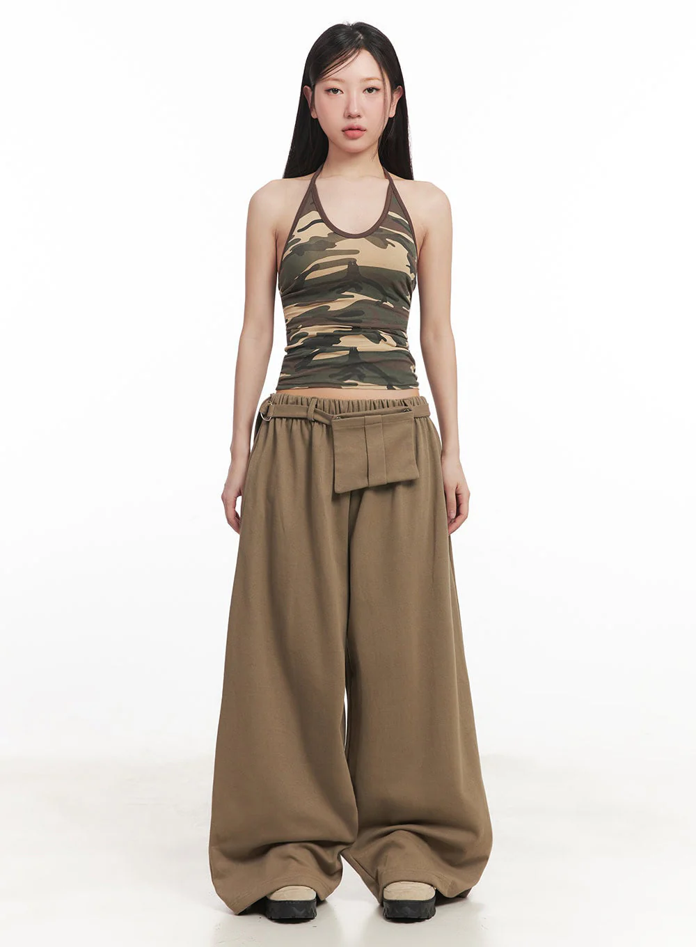 Camo Halter-Neck Cami Top IM528 - Image 6