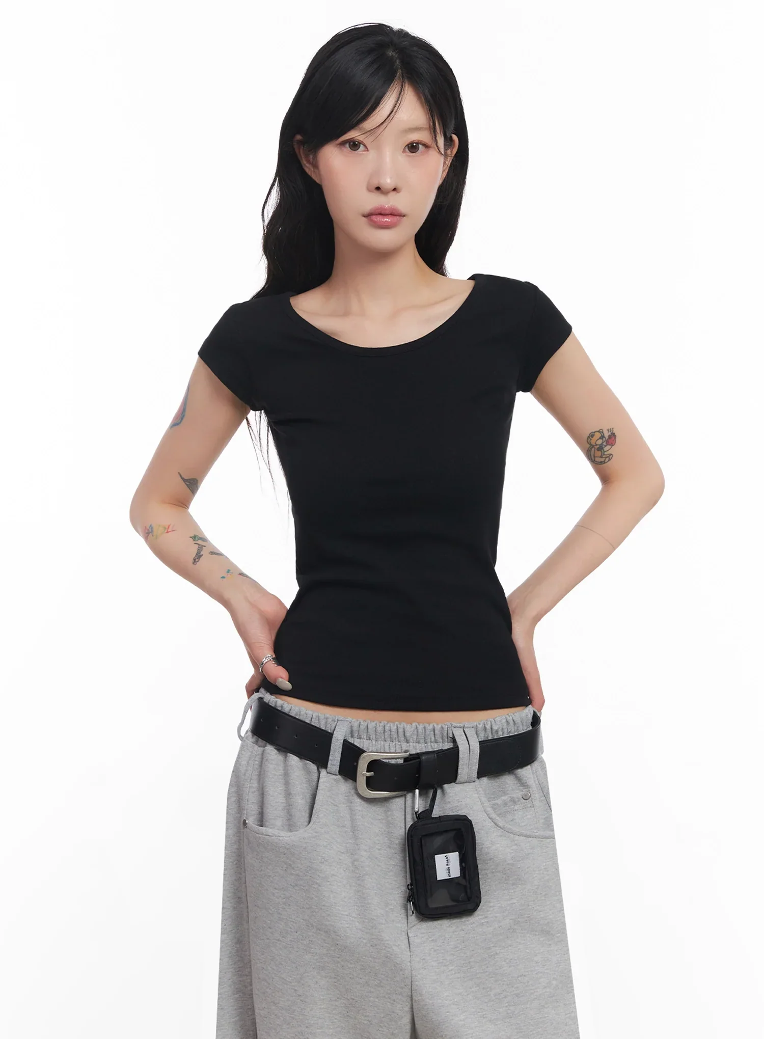 Cap-Sleeve T-Shirt IC503 - Image 15