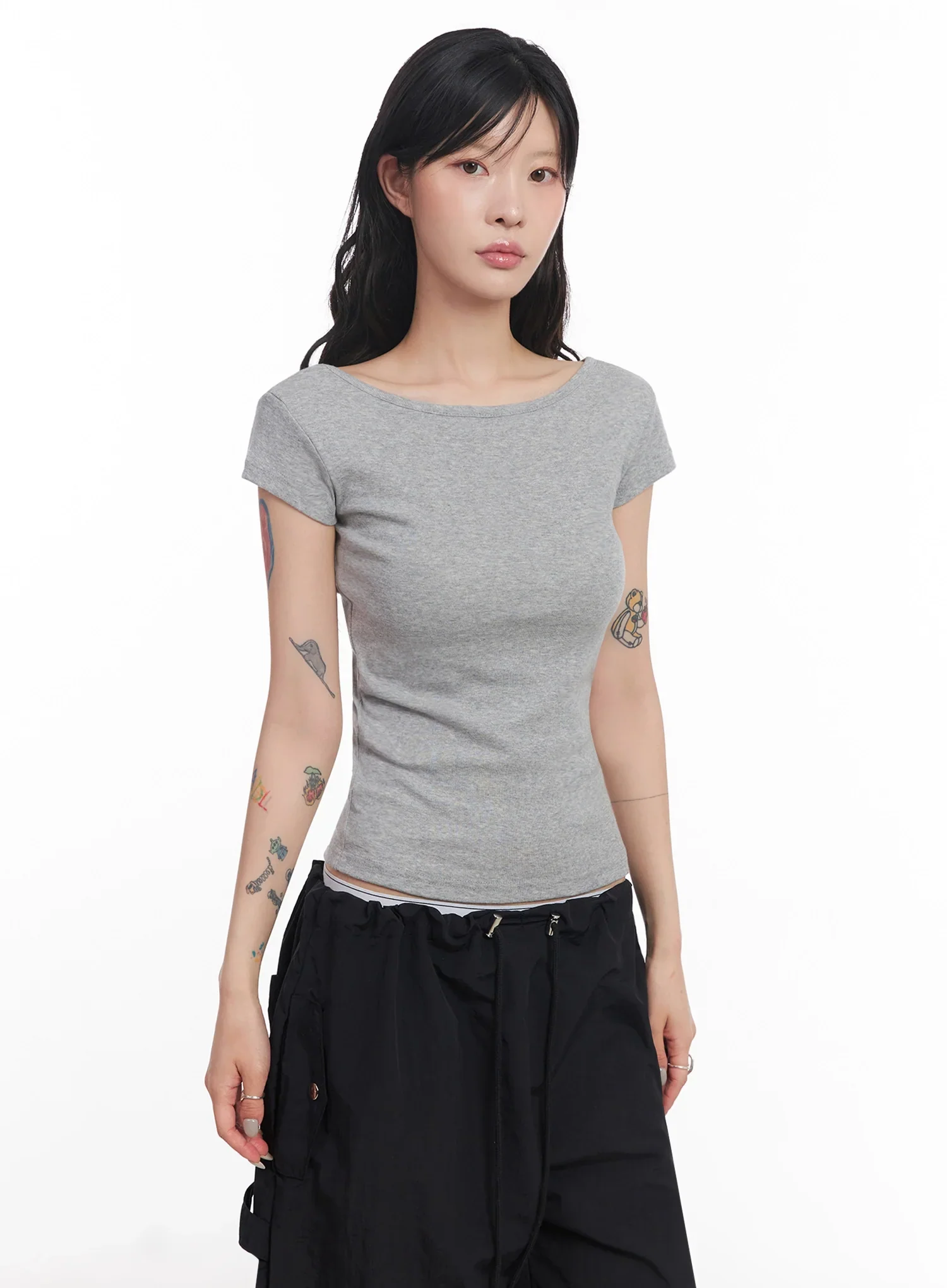 Cap-Sleeve T-Shirt IC503 - Image 9