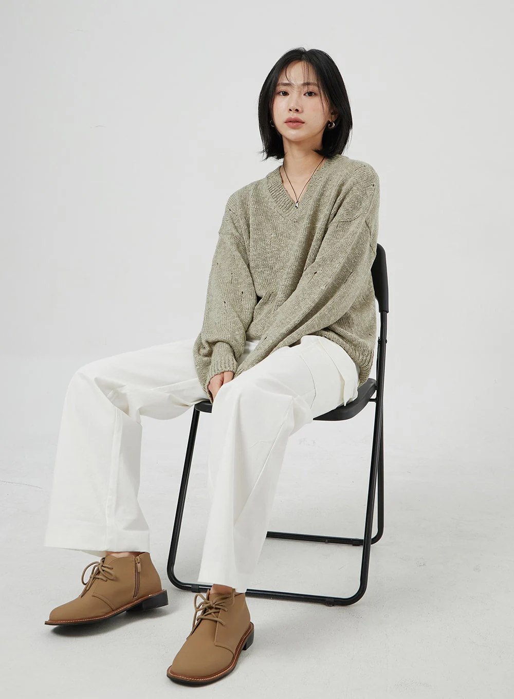 Cargo Cotton Pants OM302 - Image 11
