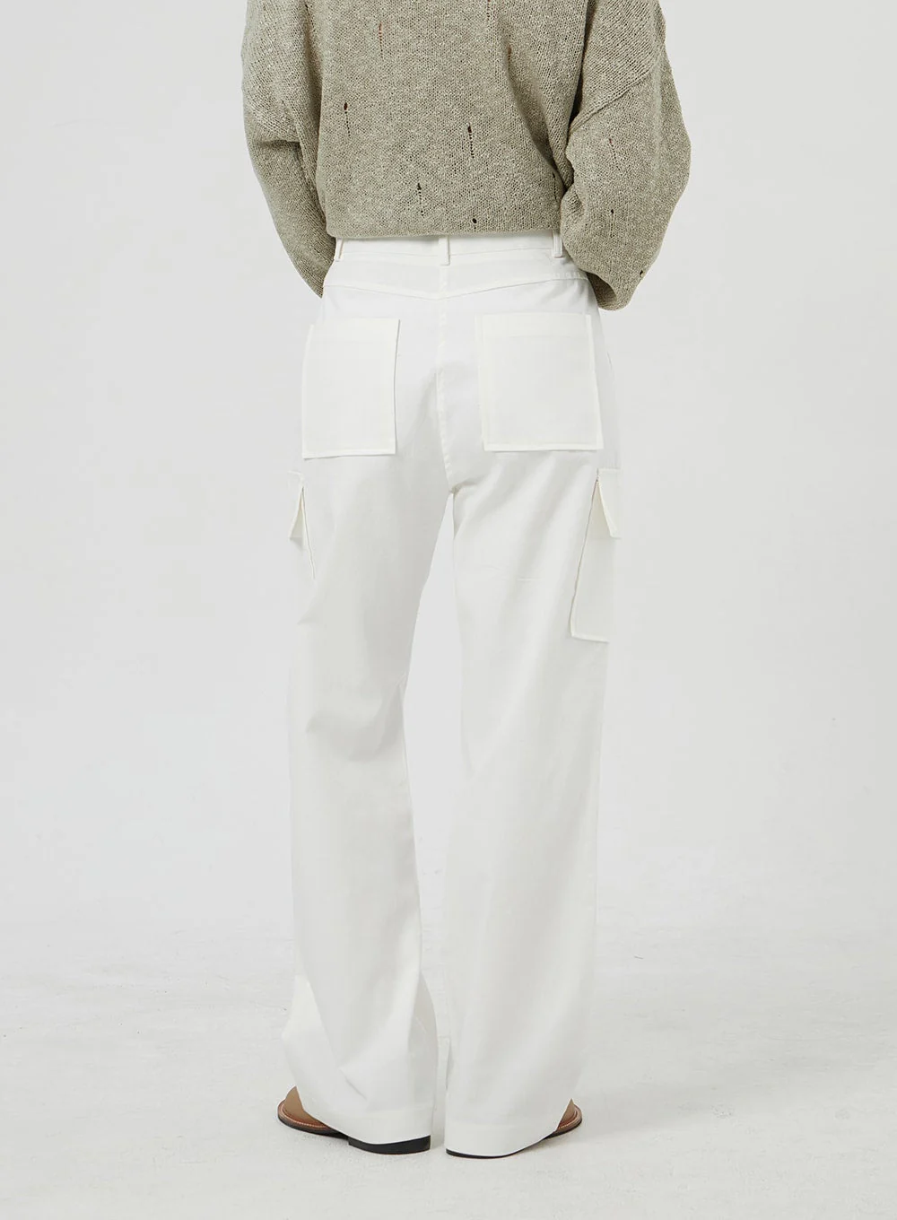 Cargo Cotton Pants OM302 - Image 9