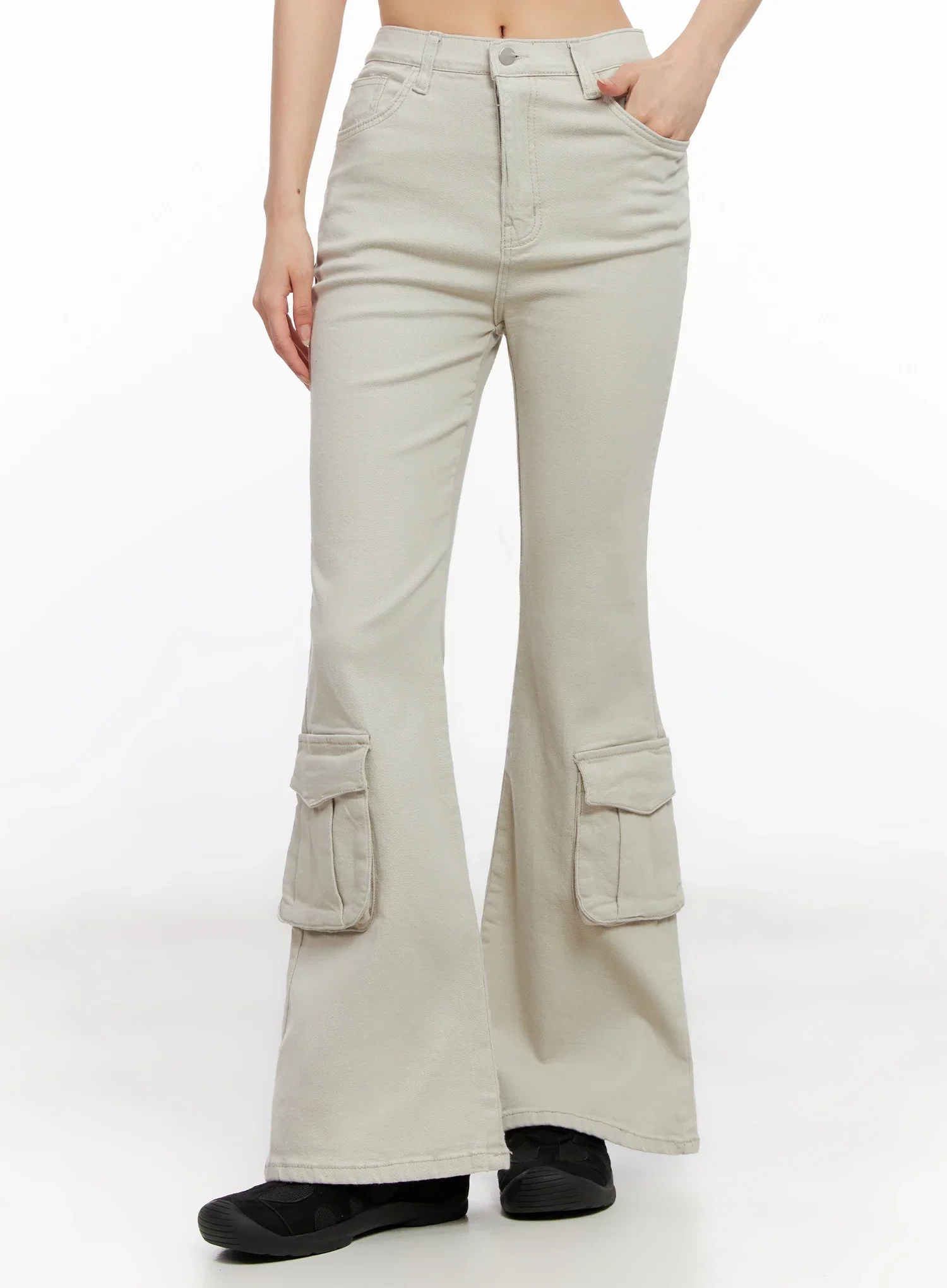 Cargo Flared Pants IG508 - Image 7