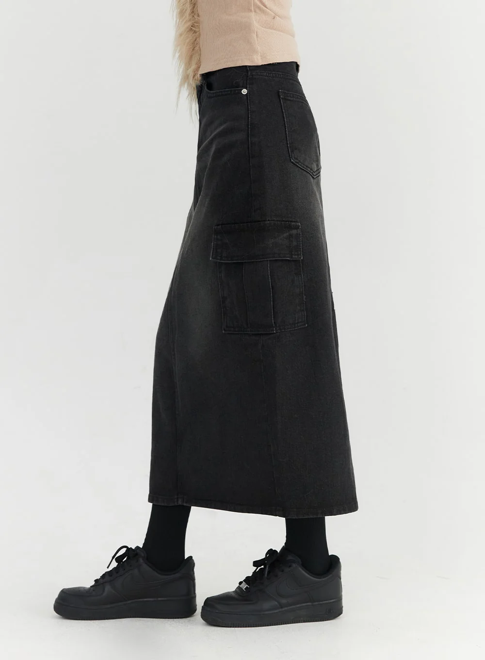 Cargo Maxi Skirt CO327 - Image 5