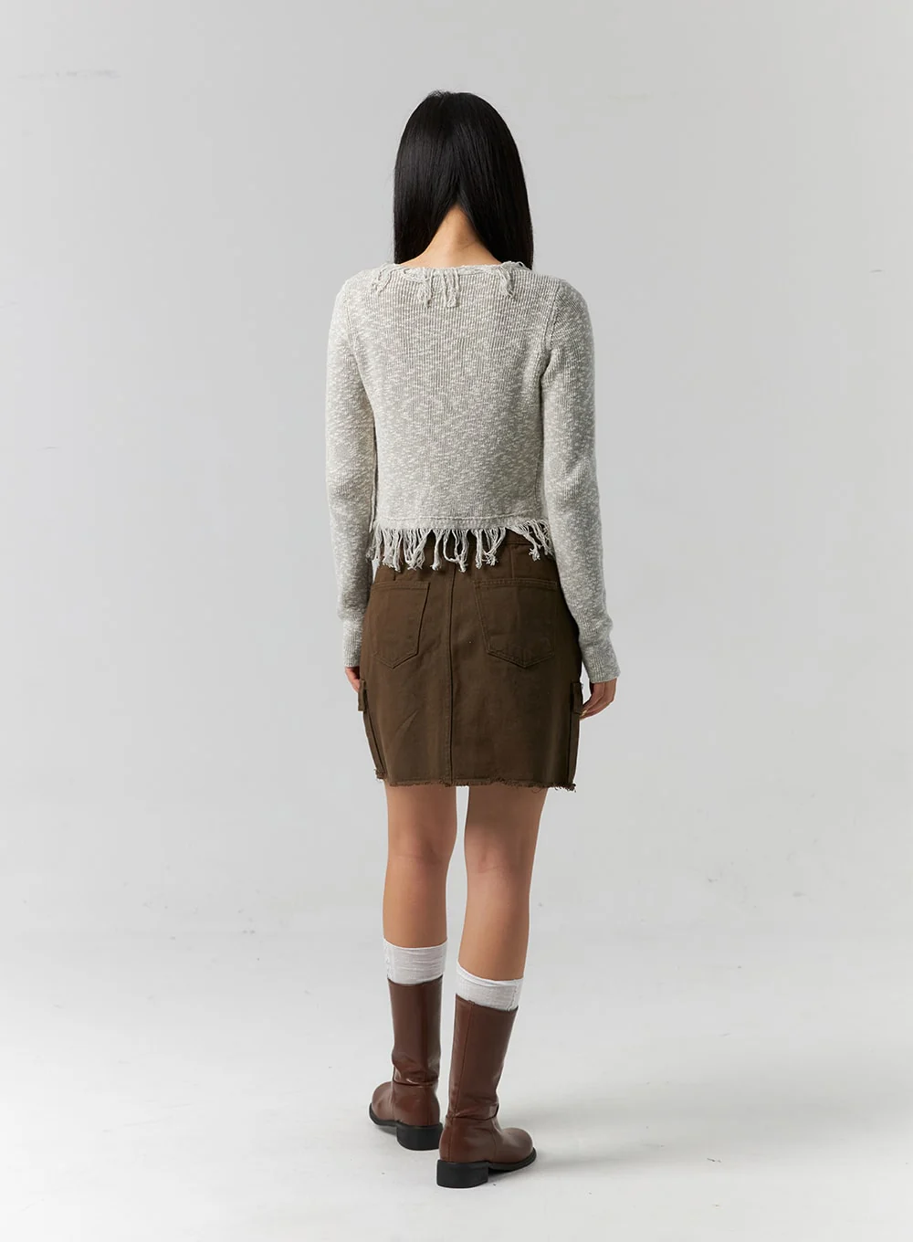 Cargo Mini Skirt CS318 - Image 10