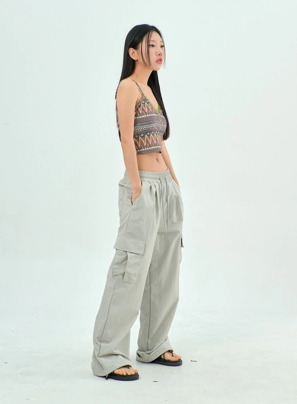 Cargo Nylon Pants BY303 - Image 10