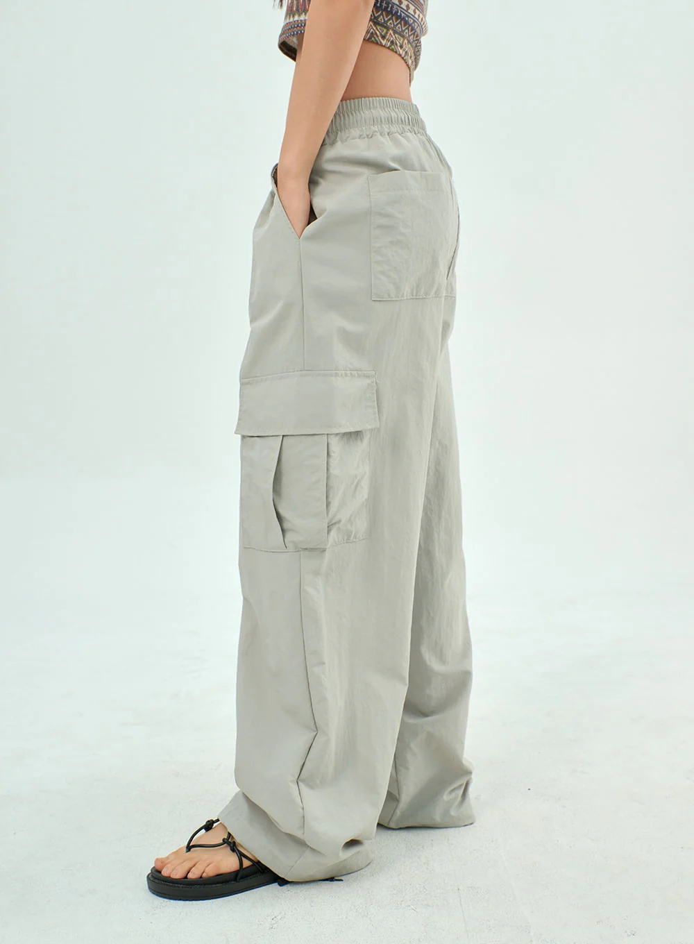 Cargo Nylon Pants BY303 - Image 13