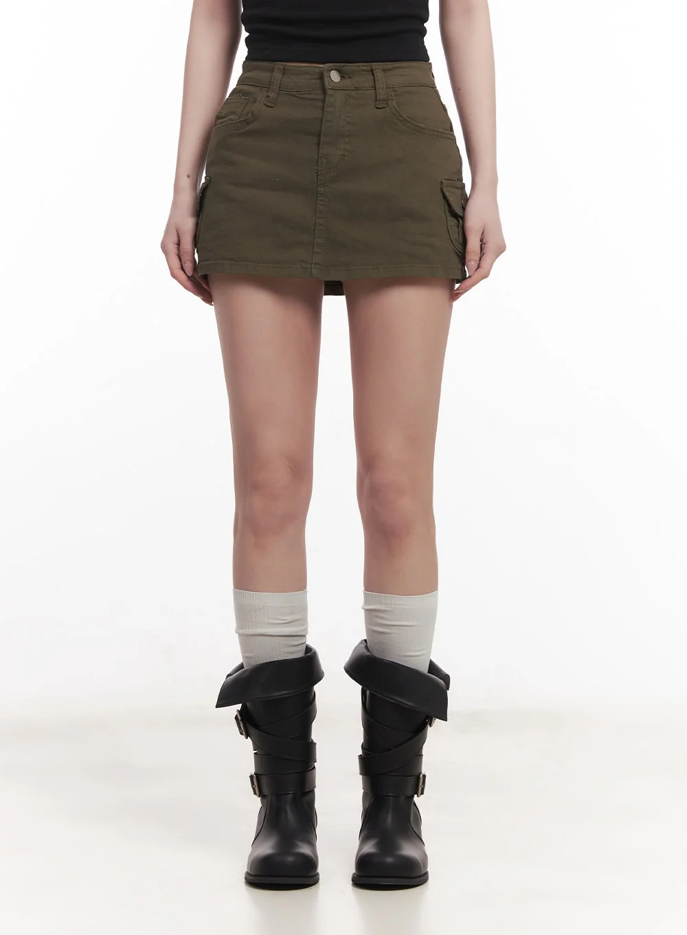 Cargo Pocket Mini Skirt CM517 - Image 9